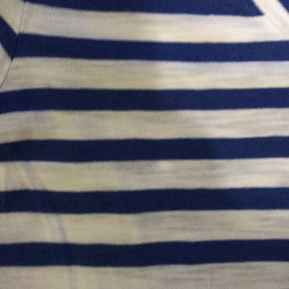 Jcrew Factory striped v-neck tee - Picture 4 of 6